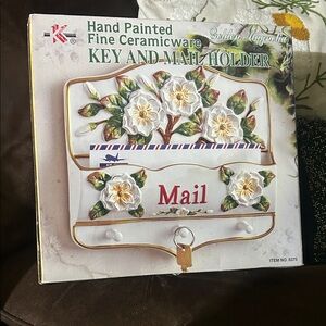 Vintage Magnolia Mail Organizer